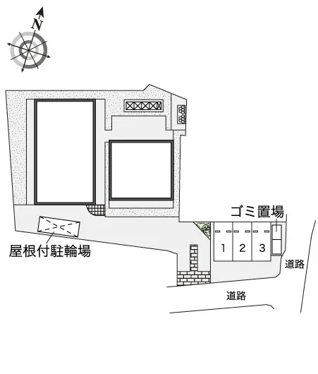 ★手数料０円★さいたま市大宮区宮町５丁目　月極駐車場（LP）